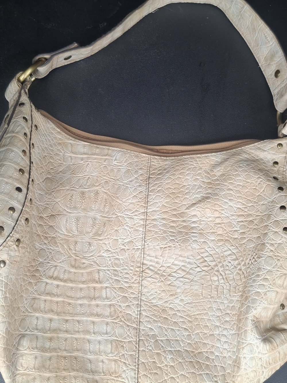 Womens Handbag Purse With Snakeskin Print